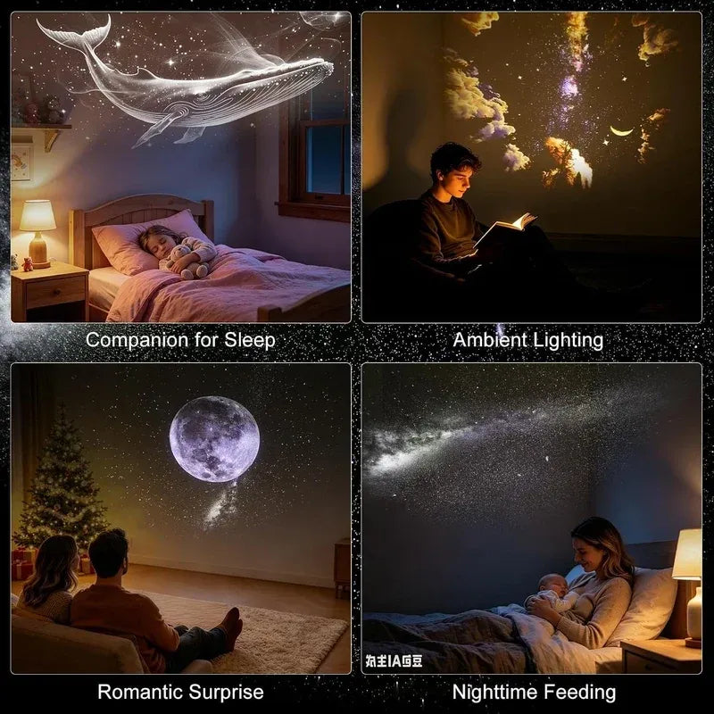 Mini USB Star Projector – Flexible Car Roof Galaxy Light