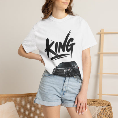 تيشيرت King SUV — تي شيرت "No Risk No Story" مطبوع برسومات