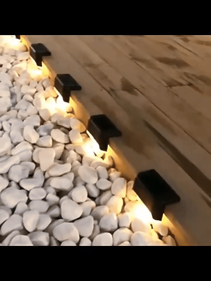 مصابيح جدارية LED لاسلكية قابلة لإعادة الشحن مع مستشعر حركة (4 قطع) - مصابيح ليلية داخلية وخارجية