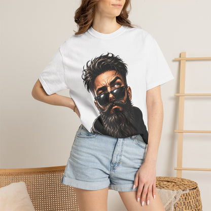 تيشيرت بطبعة Fearless Beard