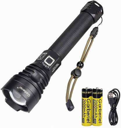مصباح يدوي P90 LED قابل لإعادة الشحن