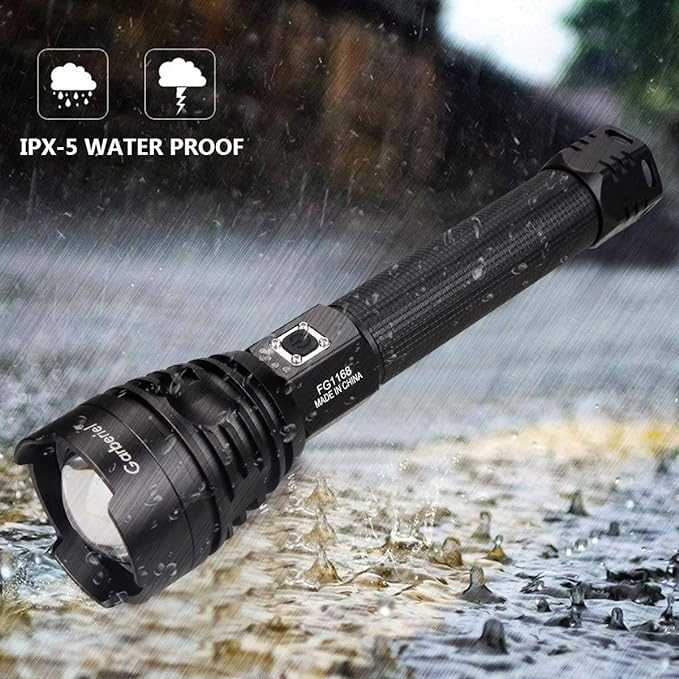 مصباح يدوي P90 LED قابل لإعادة الشحن