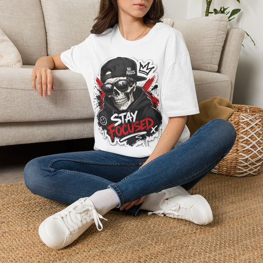 Stay Focused Skull T-Shirt