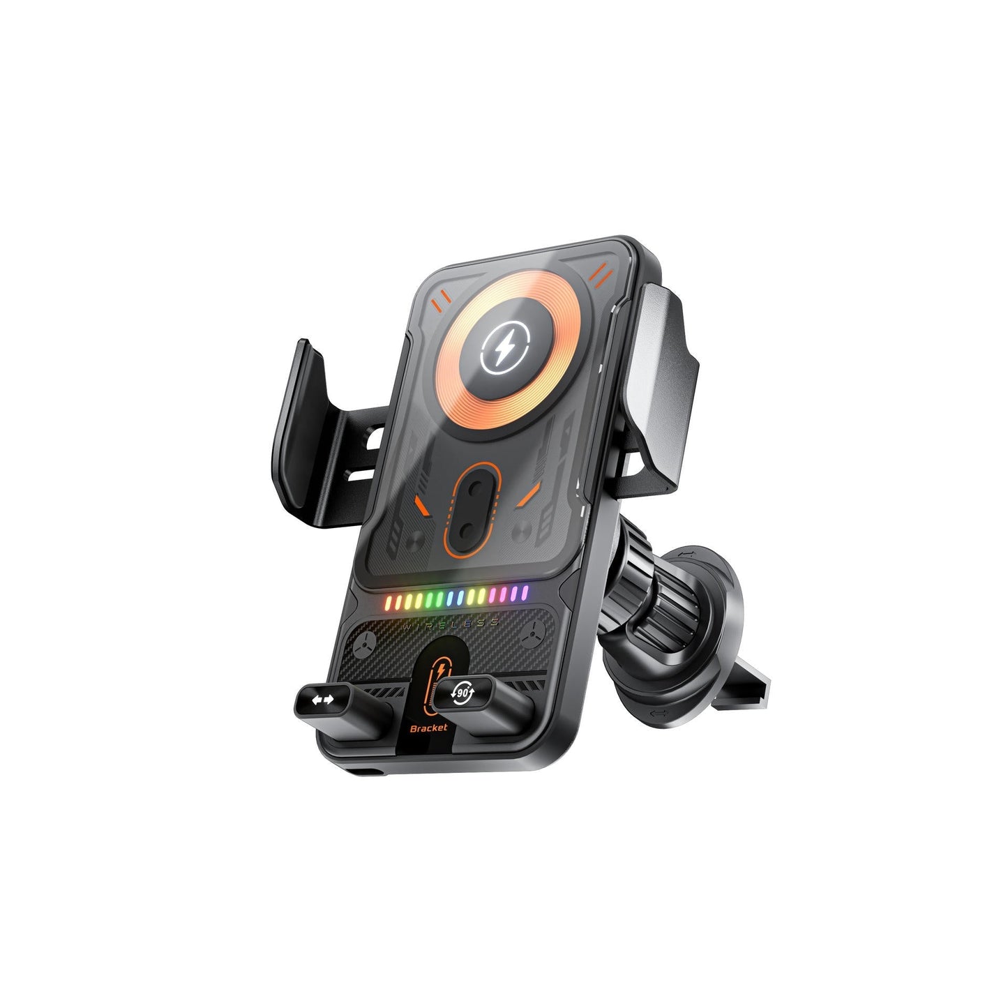2-in-1 Smart Wireless Car Phone Mount