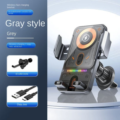 2-in-1 Smart Wireless Car Phone Mount