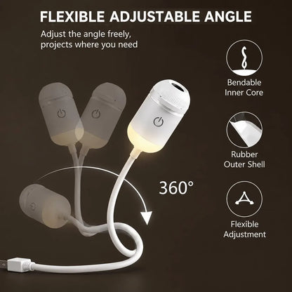 Mini USB Star Projector – Flexible Car Roof Galaxy Light