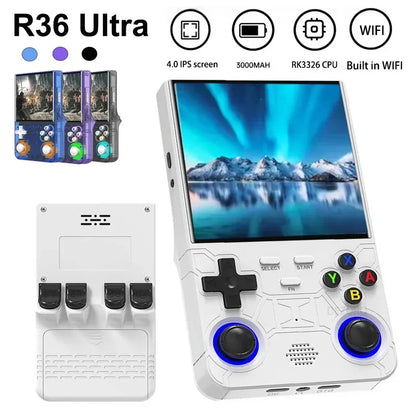 R36 Ultra Retro Gaming Console | جهاز R36 Ultra للألعاب الكلاسيكية