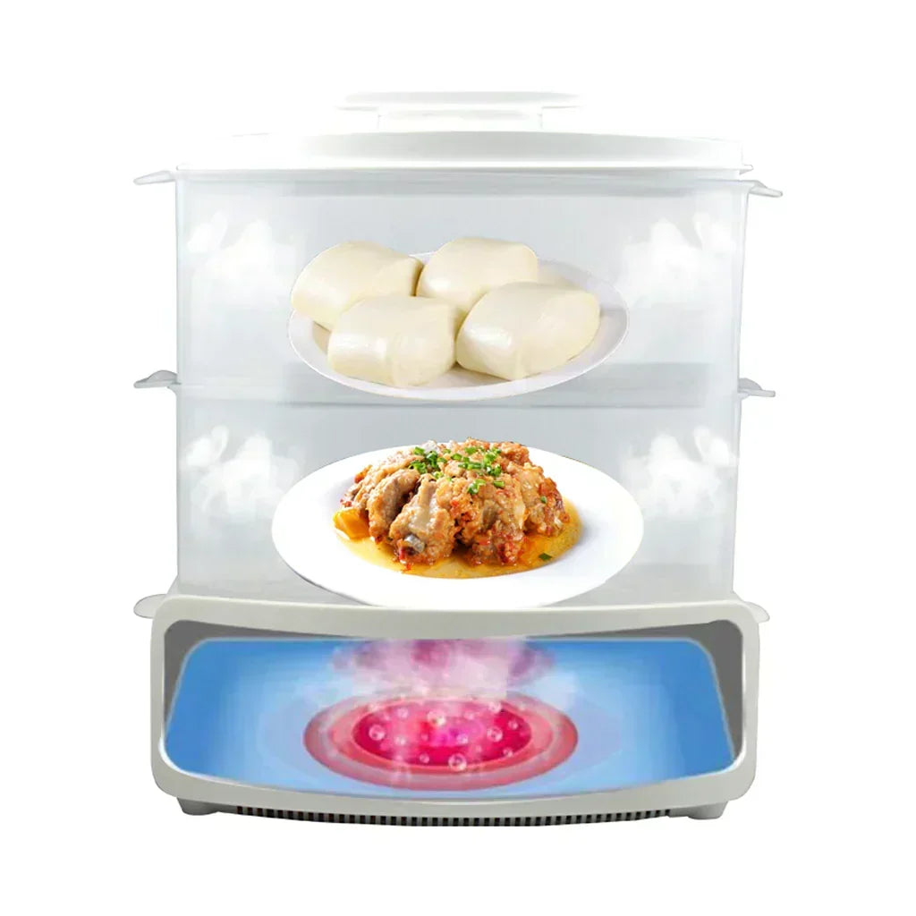 قدر بخاري كهربائي وجهاز إذابة الثلج
