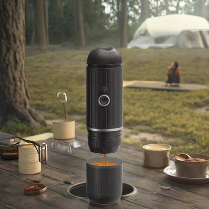 Portable Espresso Coffee Maker — Rechargeable Travel Coffee Machine