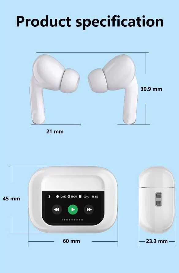 سماعات أذن قابلة للتخصيص بالصور (Z90 Pro)