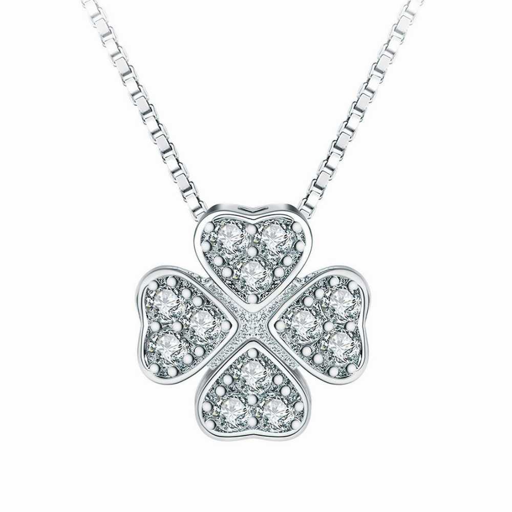Magnetic Silver Flower Pendent