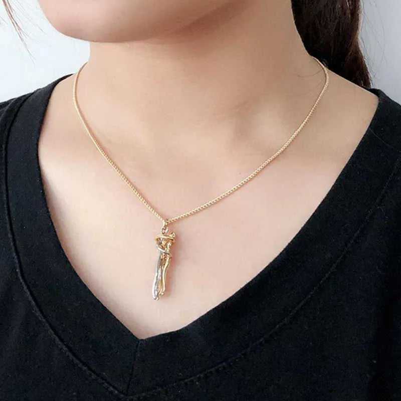 Couple Golden Pendant