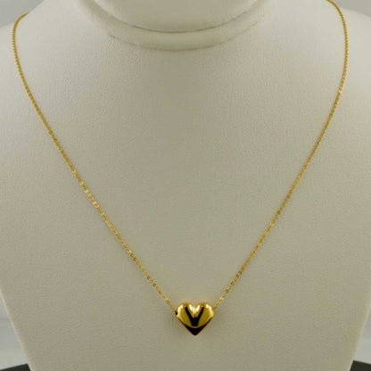 Magnetic Heart Golden Pendent