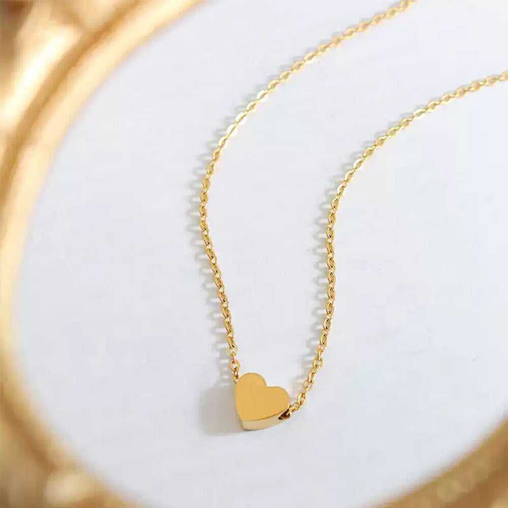 Magnetic Heart Golden Pendent