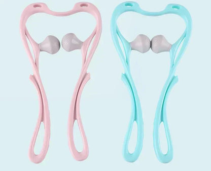 Neck Massager High Quality Multi-function Manual Relaxed Cervical Massager Pressure Relieve Double Ball Pressing Meridian Massager