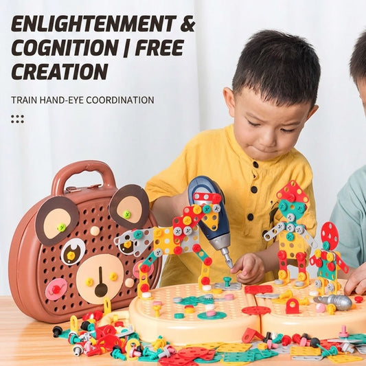 Kids STEM Drill & Build Tool Set – Creative Construction Toy