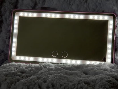 مرآة السيارة المضيئة LED