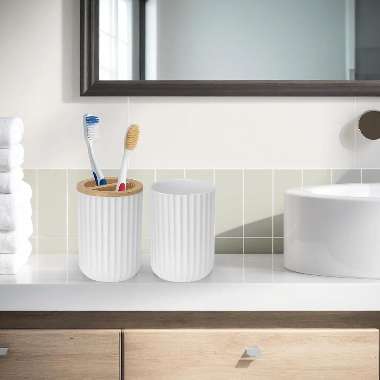 طقم إكسسوارات حمام، 6 قطع