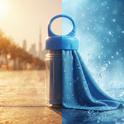 ❄️منشفة التبريد الفوري — تبريد تبخيري لصيف الإمارات العربية المتحدة، الرياضات والأنشطة الخارجية